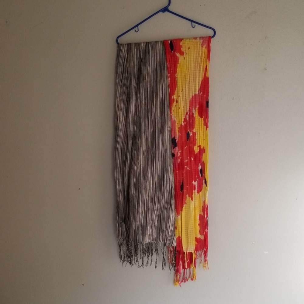 Two Pack, Printed, Lightweight Pashminas